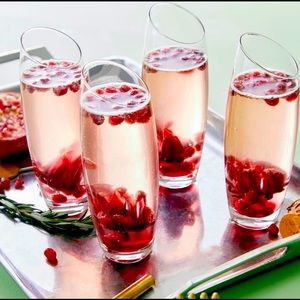 BOMSHBEE (c) Sloane Champagne Flutes (set of 4)